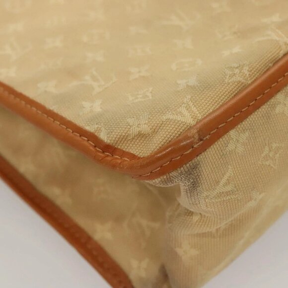 LOUIS VUITTON Monogram Mini Sac Catline Tote Bag Beige M92328 LV Auth 121864 - Picture 4 of 16